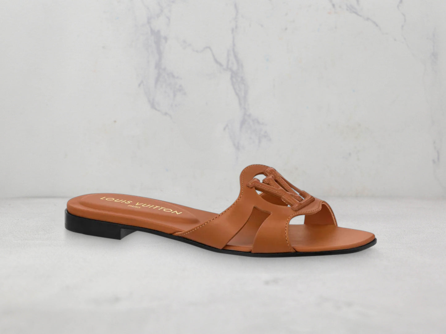 Mules plate Louis Vuitton Isola - Noir