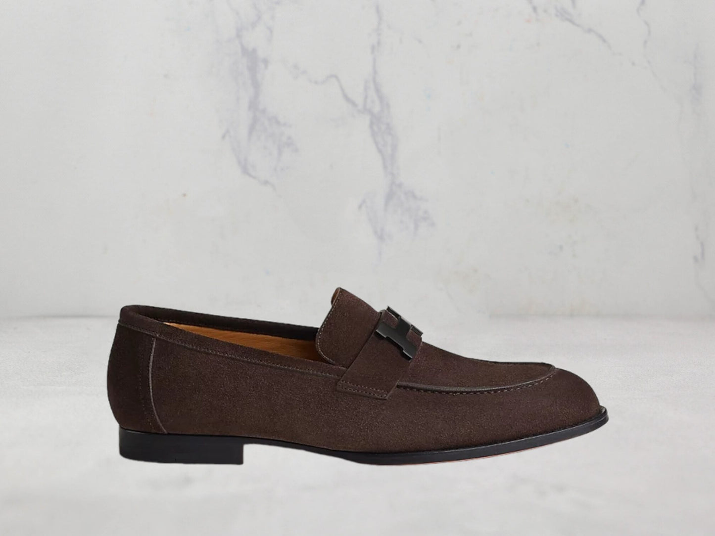 Hermes Mocassins Honoré - Marron