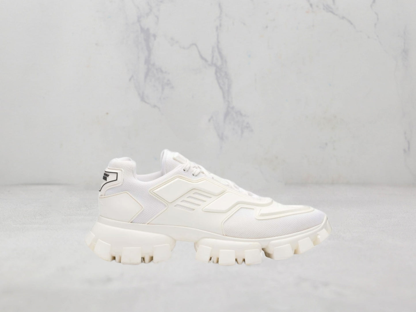Baskets Prada Cloudbust Thunder Tissu - Blanc