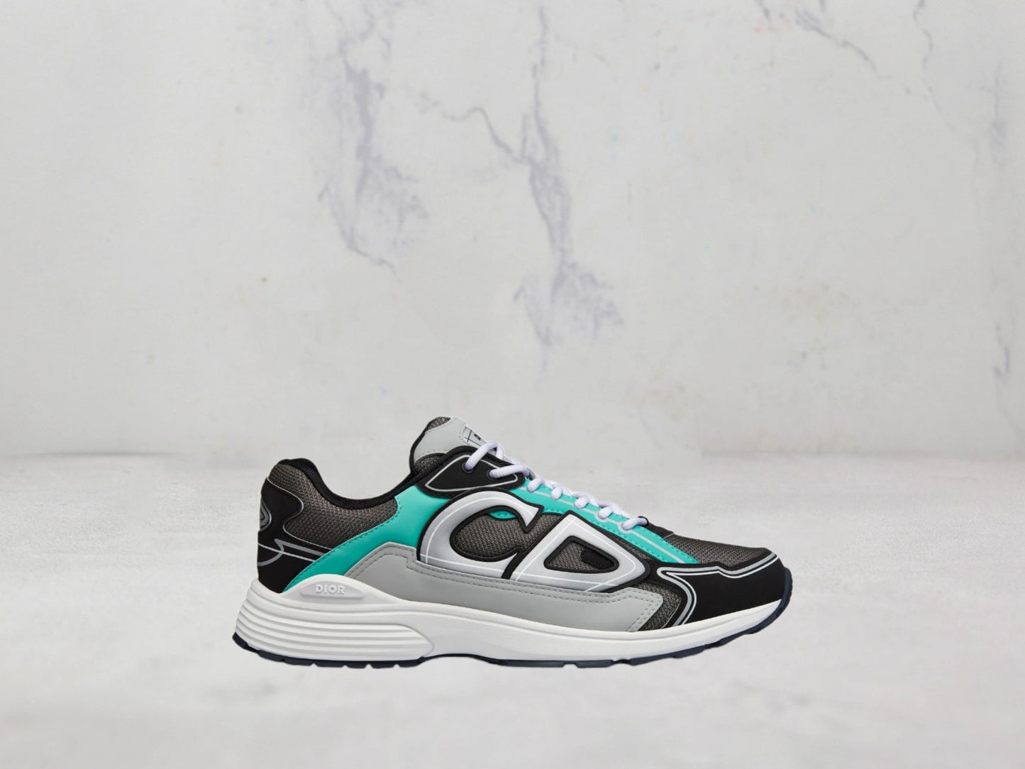 Dior Sneaker B30 - Bleu Turquoise / Noir
