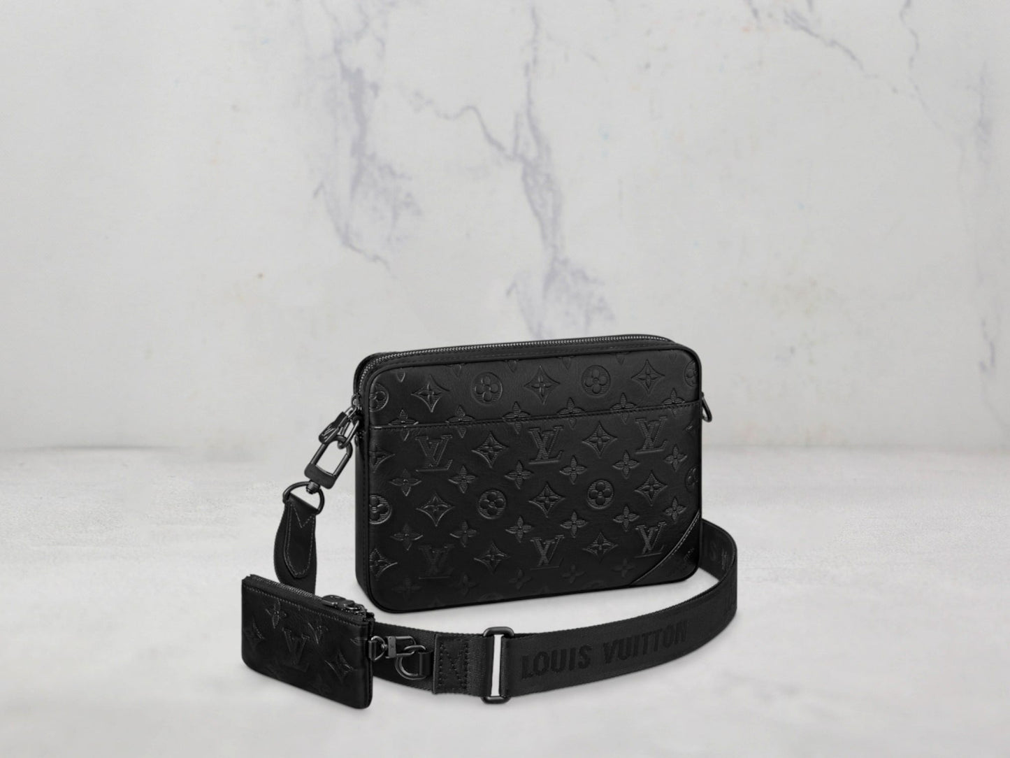 Louis Vuitton – Sac MESSENGER DUO - Noir