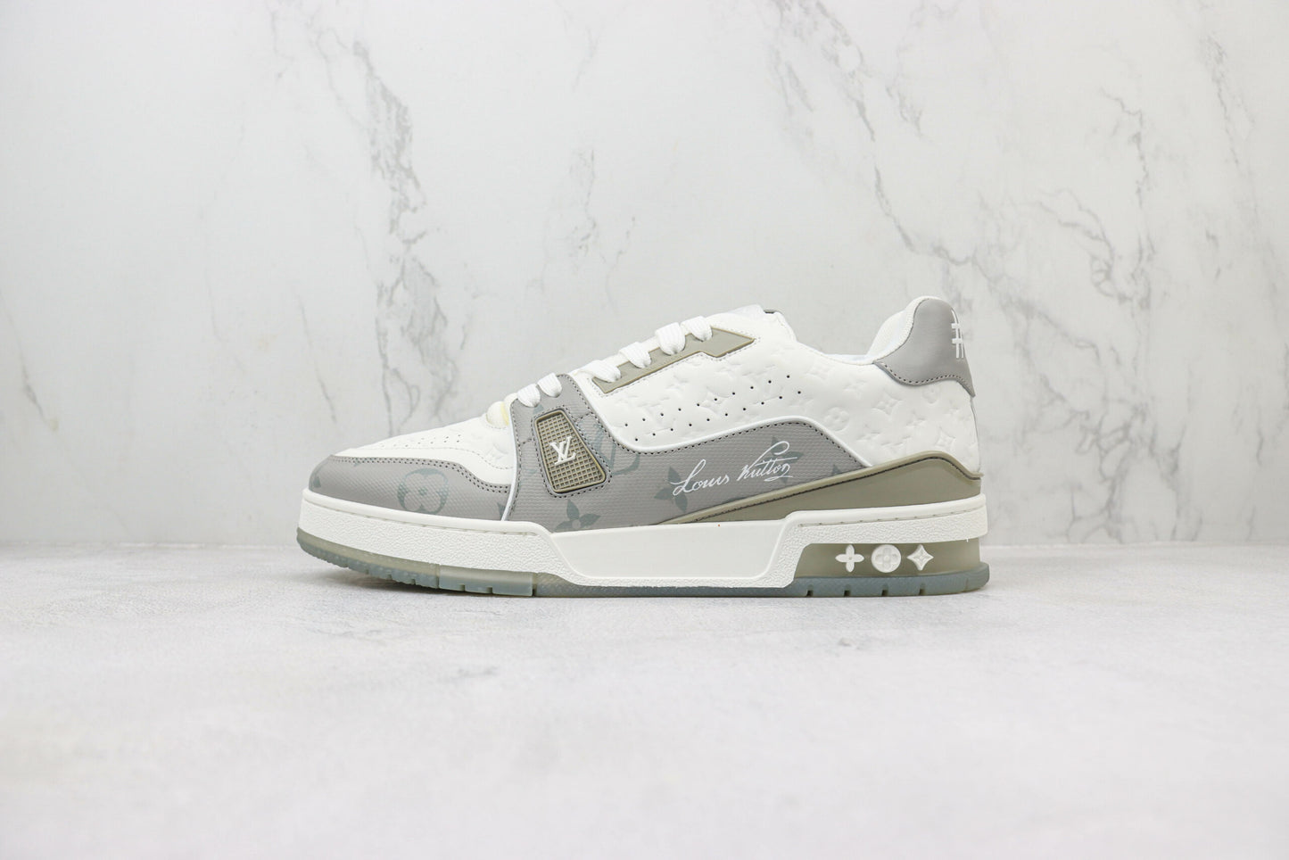 Louis Vuitton Sneaker LV Trainer - Blanc / Gris