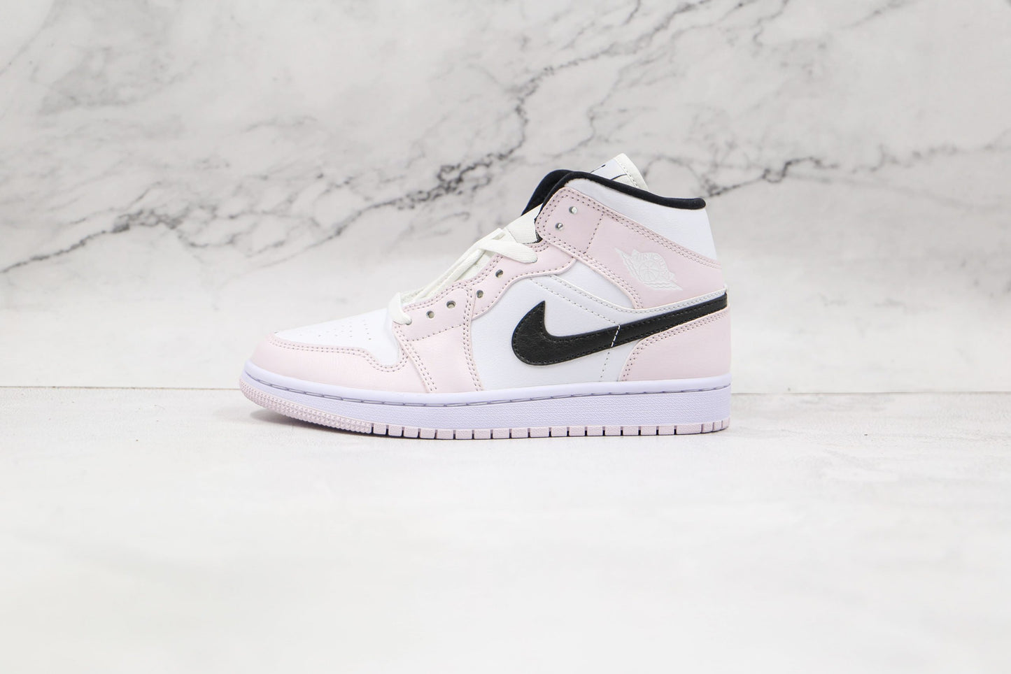 Jordan 1 Mid Barely Rose -