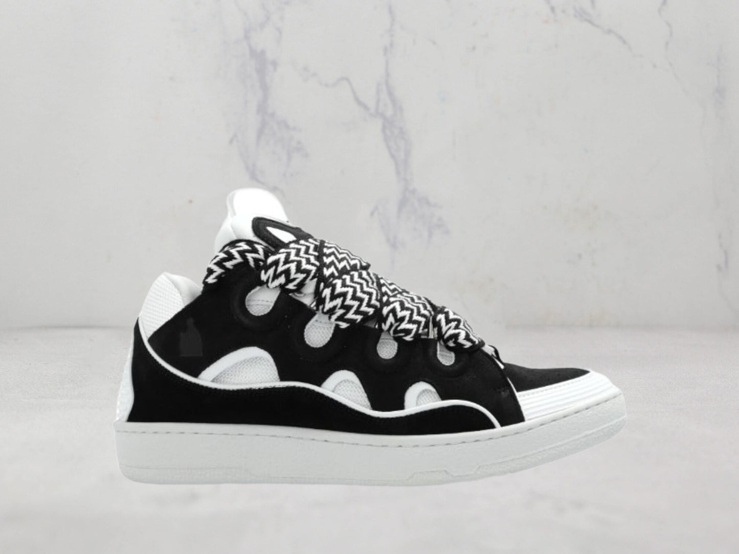 Lanvin Curb - Blanc/Noir