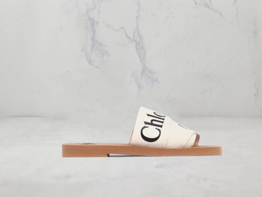 Mules Plates Woody Chloé - Rose