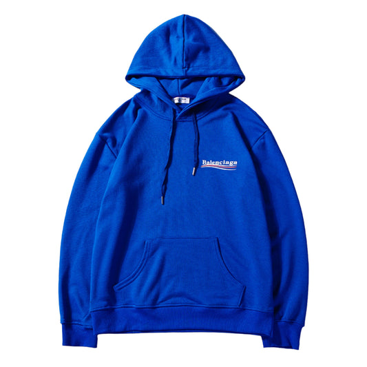 Pull à capuche Balenciaga - Bleu