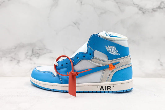 Nike Air Jordan 1 Retro High Off-White University - Bleu