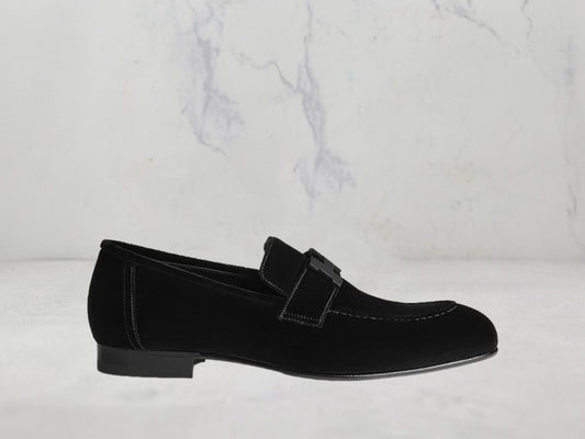 Hermes Mocassins Paris - Bleu Turquoise / Noir