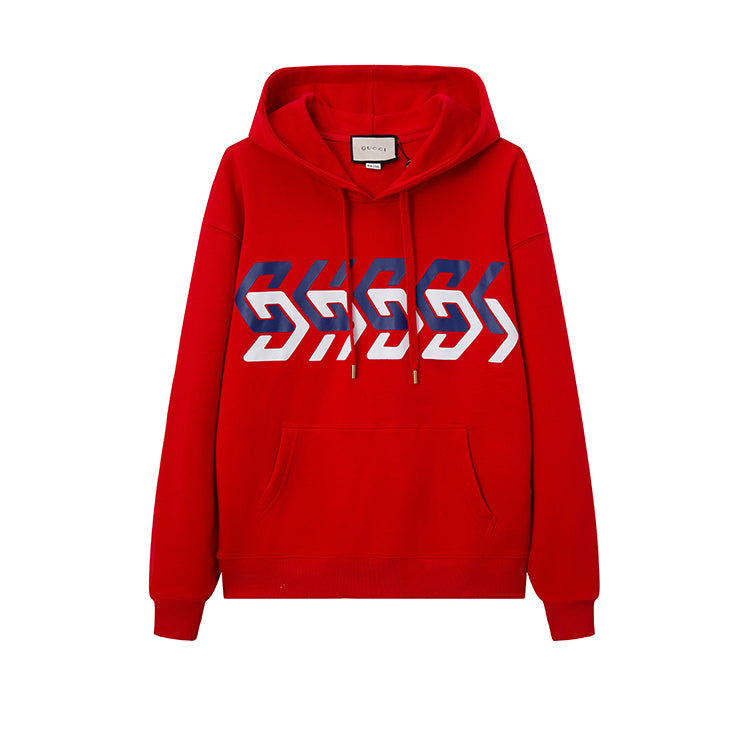 Pull à capuche Gucci - Rouge