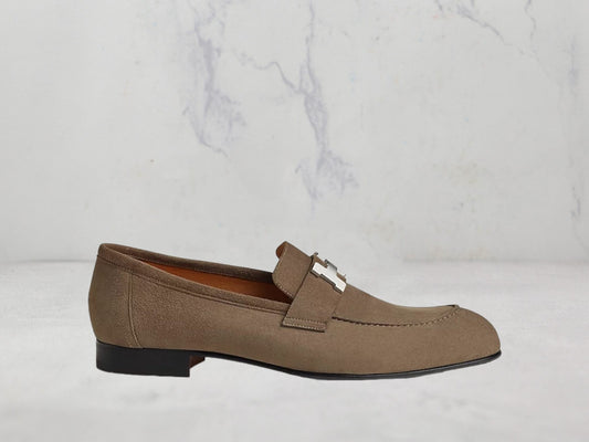 Hermes Mocassins Paris - Crème