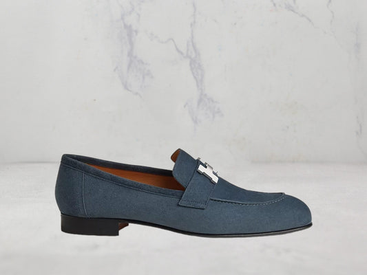 Hermes Mocassins Paris - Bleu clair