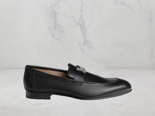 Hermes Mocassins Paris - Blanc/Noir