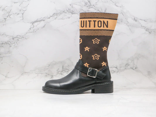 Bottes Louis Vuitton - Beige