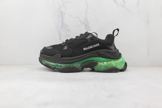 Balenciaga Triple S Clear Sole Neon - Vert