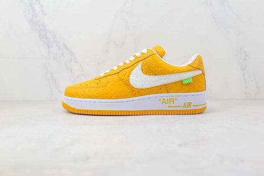 Louis Vuitton Nike Air Force 1 by Virgil Abloh - Jaune