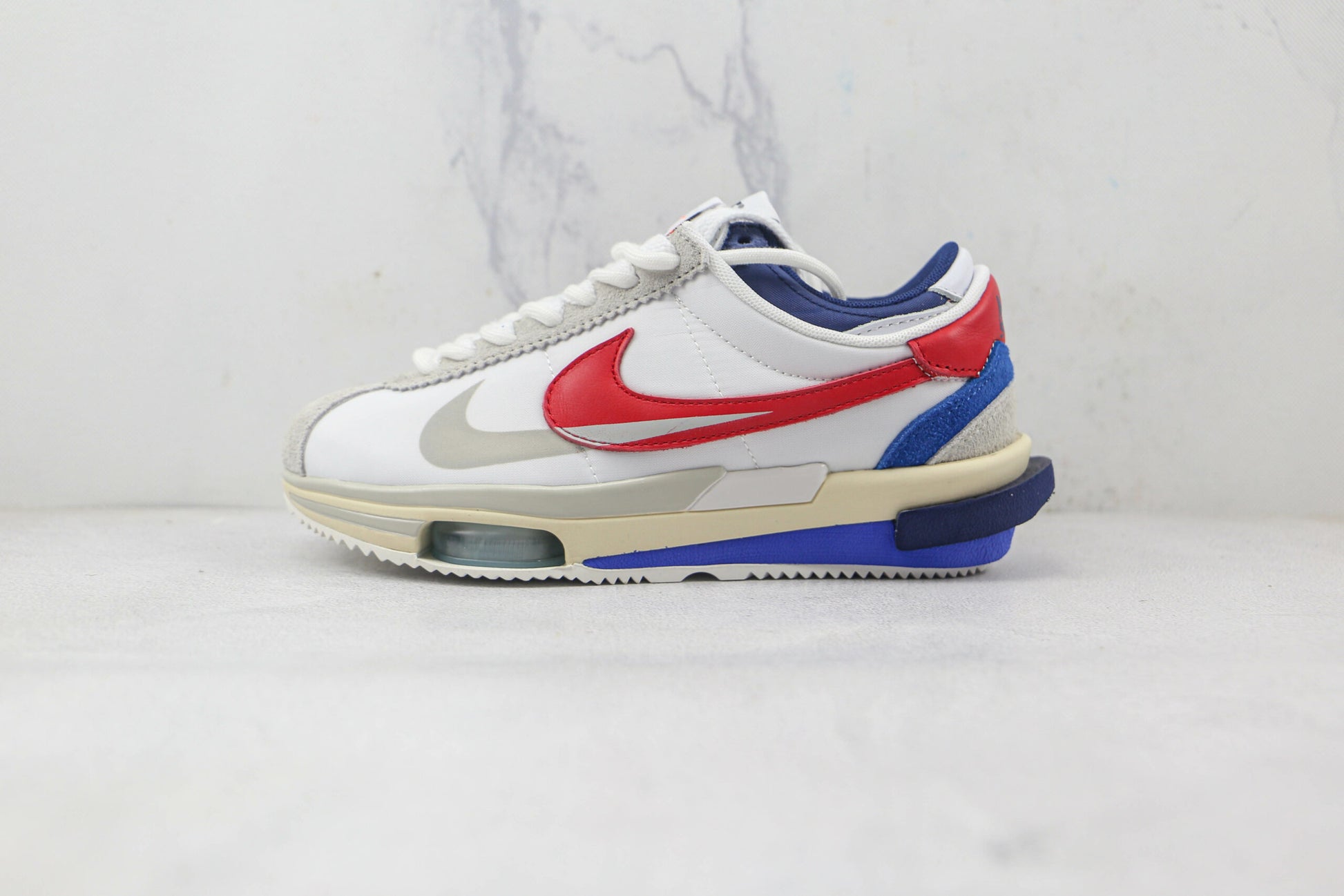 Nike Zoom Cortez SP sacai White University - Gris