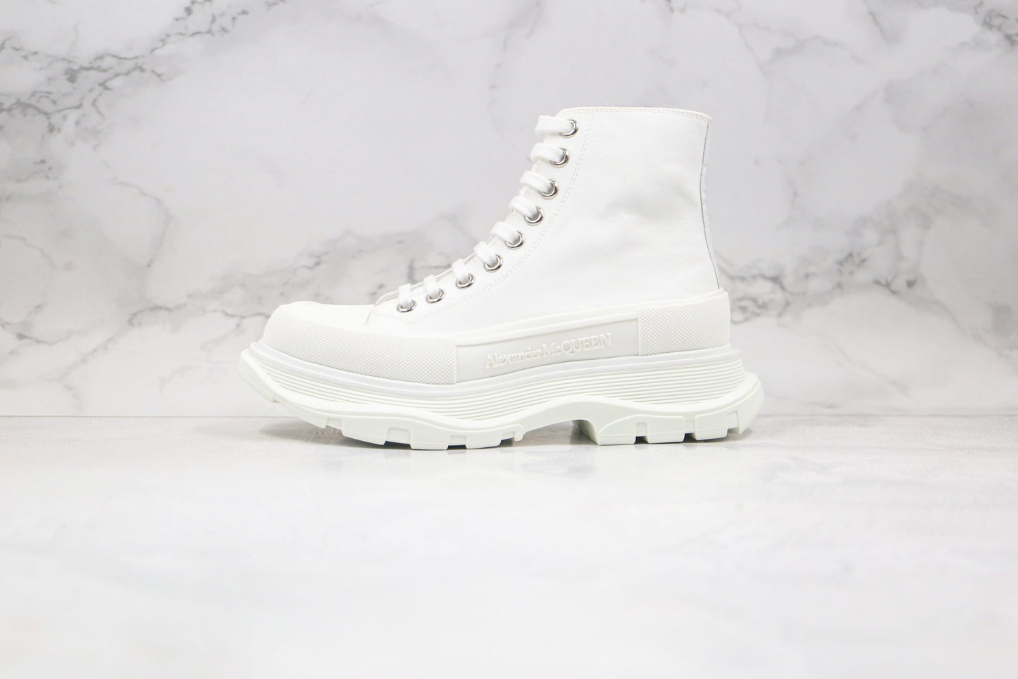 Alexander McQueen &#8211; Bottines - Blanc