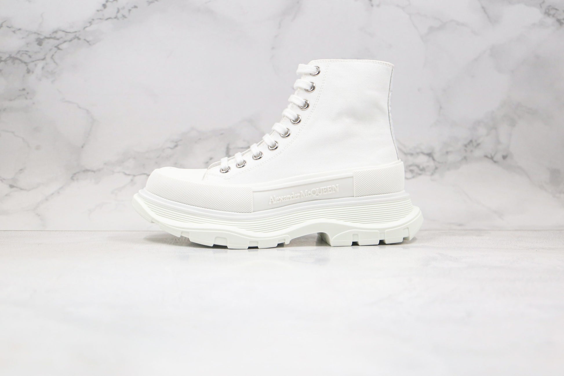 Alexander McQueen &#8211; Bottines - Blanc