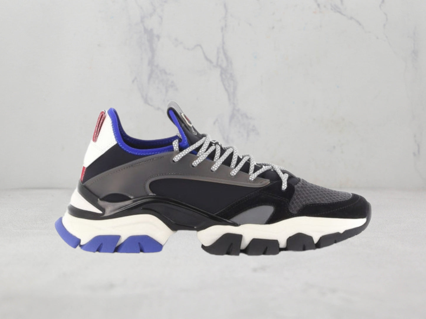 Moncler Baskets Trevor - Noir / Bleu