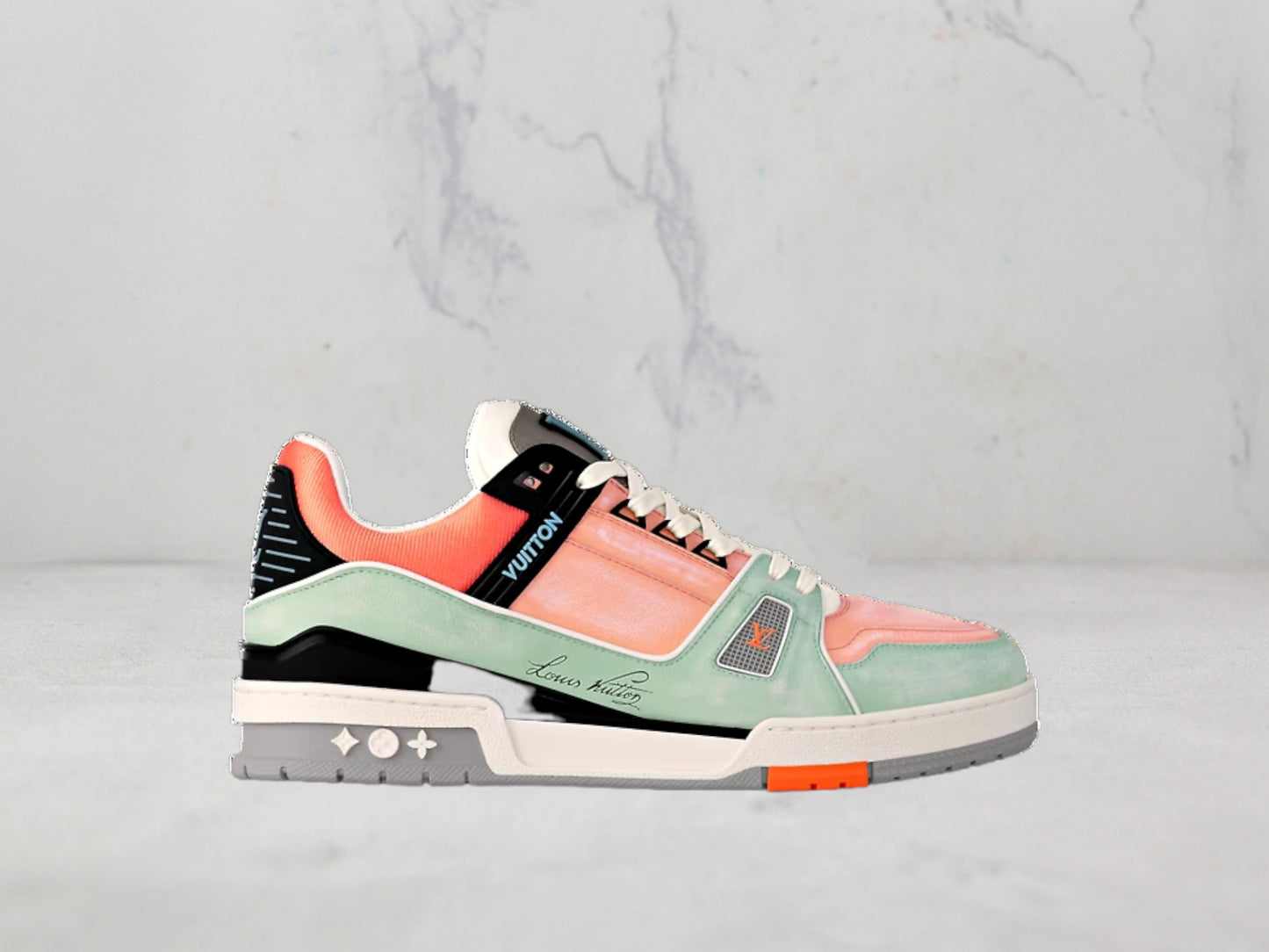 Louis Vuitton Sneakers LV Trainer - Rose