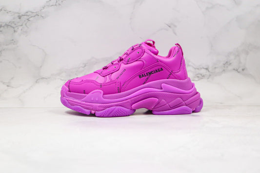 Balenciaga Triple S &#8211; Allover Logo - Violet