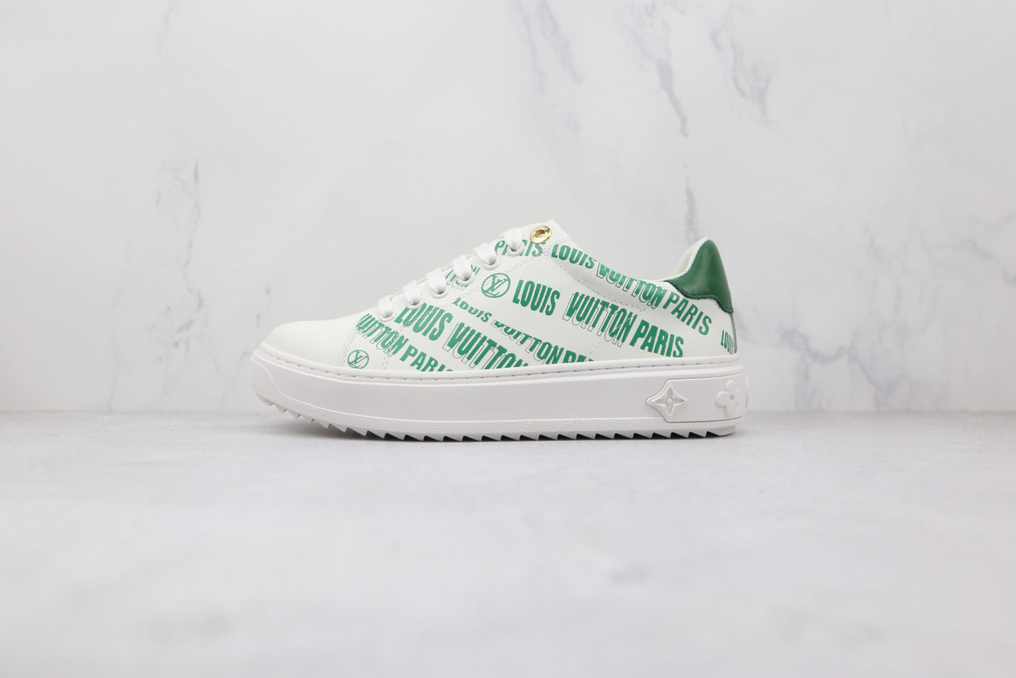 Sneaker Louis Vuitton &#8211; Squad Low Allover - Vert
