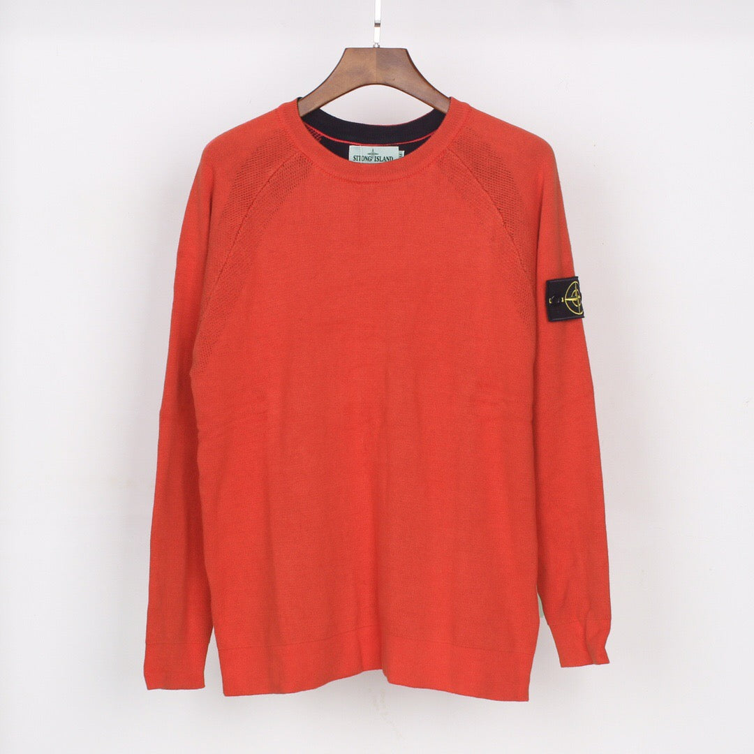 Pull Stone Island - Rouge