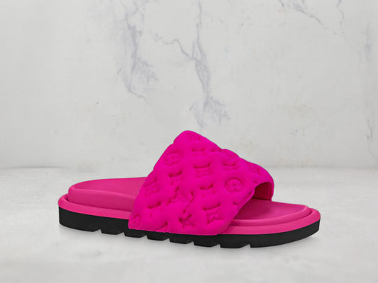 Mules plate Confort Pool Pillow Louis Vuitton - Rouge