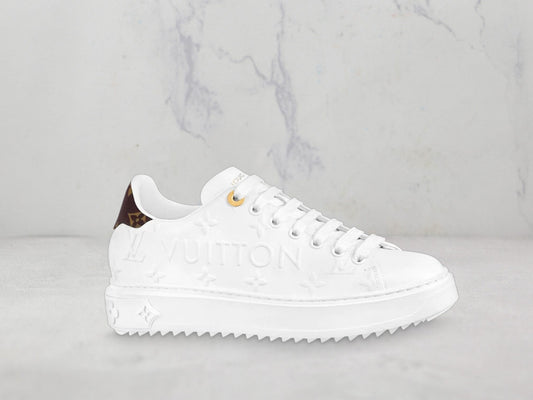 Louis Vuitton Sneaker Time Out - Blanc / Marron
