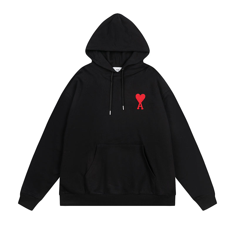 Pull à capuche AMI - Marron