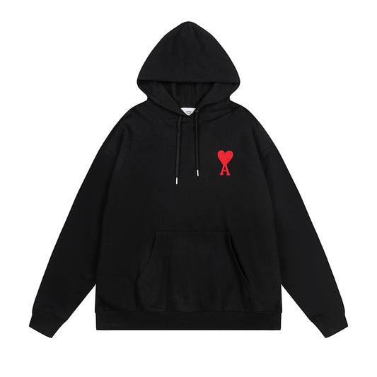 Pull à capuche AMI - Marron