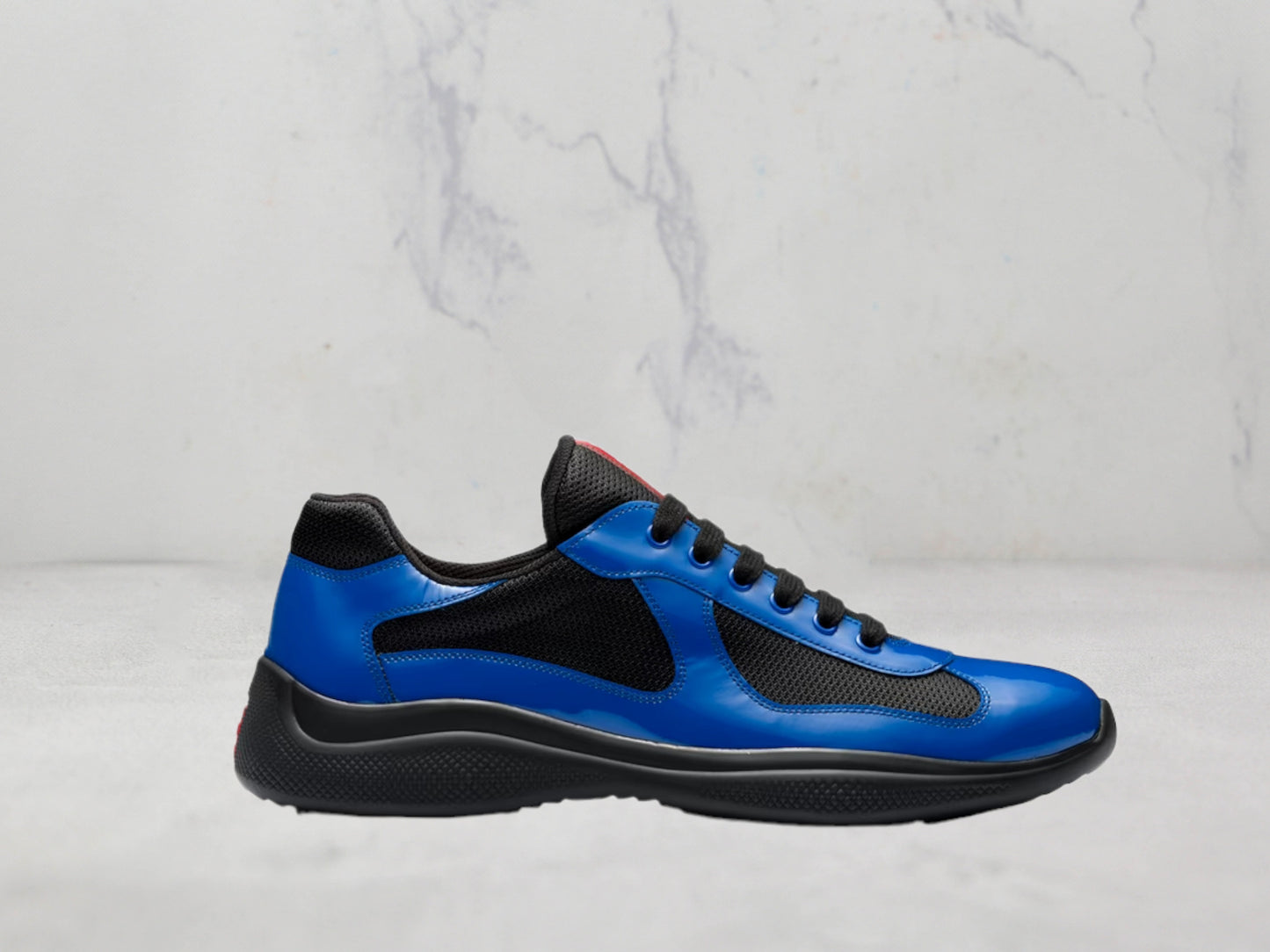Prada Baskets America&rsquo;s Cup - Bleu