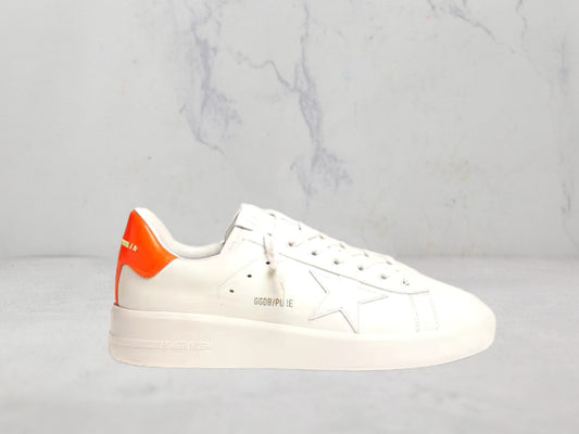 Golden Goose Sneakers Purestar - Blanc / Orange