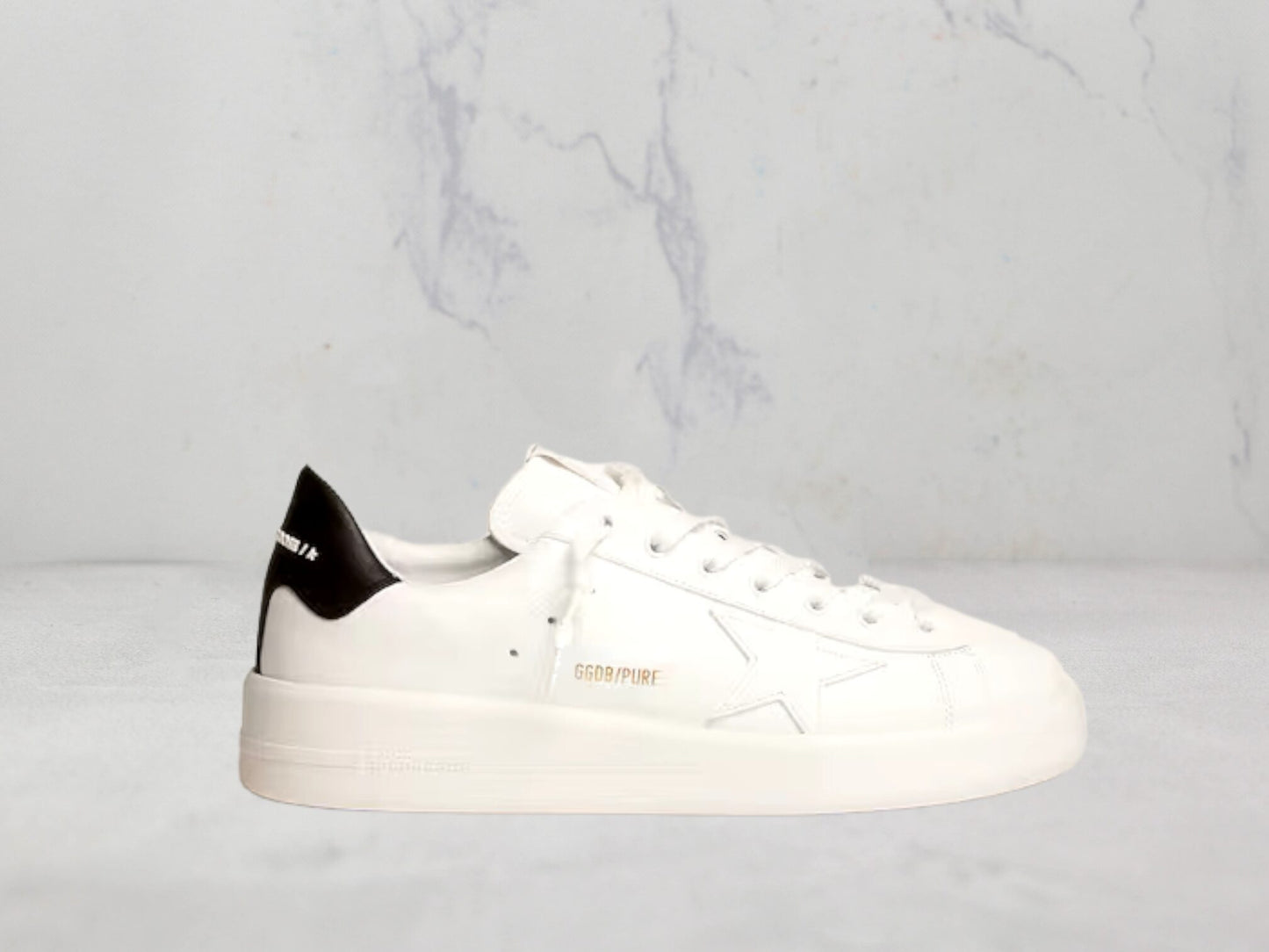Golden Goose Sneakers Purestar - Blanc/Noir
