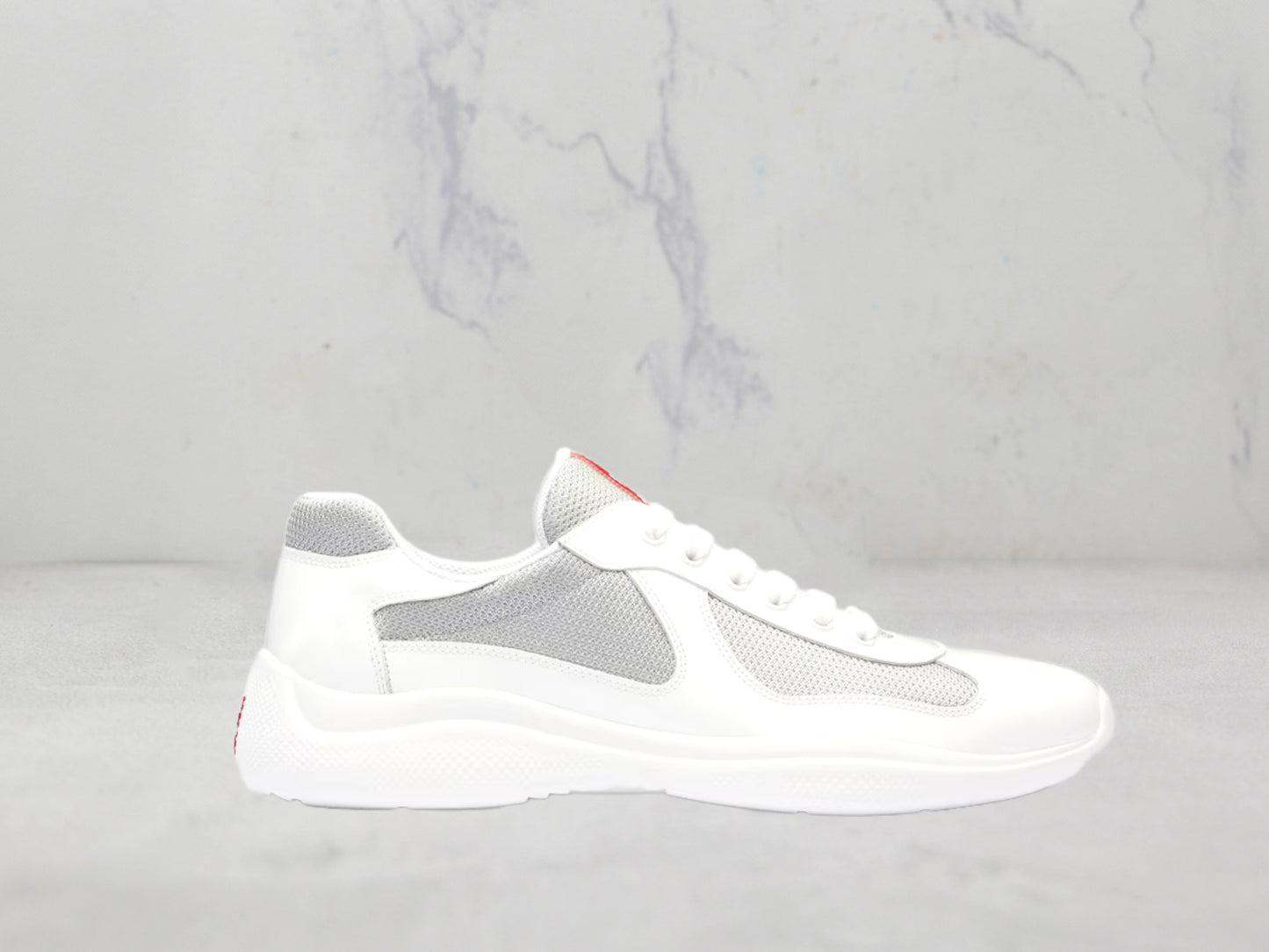 Prada Baskets America&rsquo;s Cup - Blanc