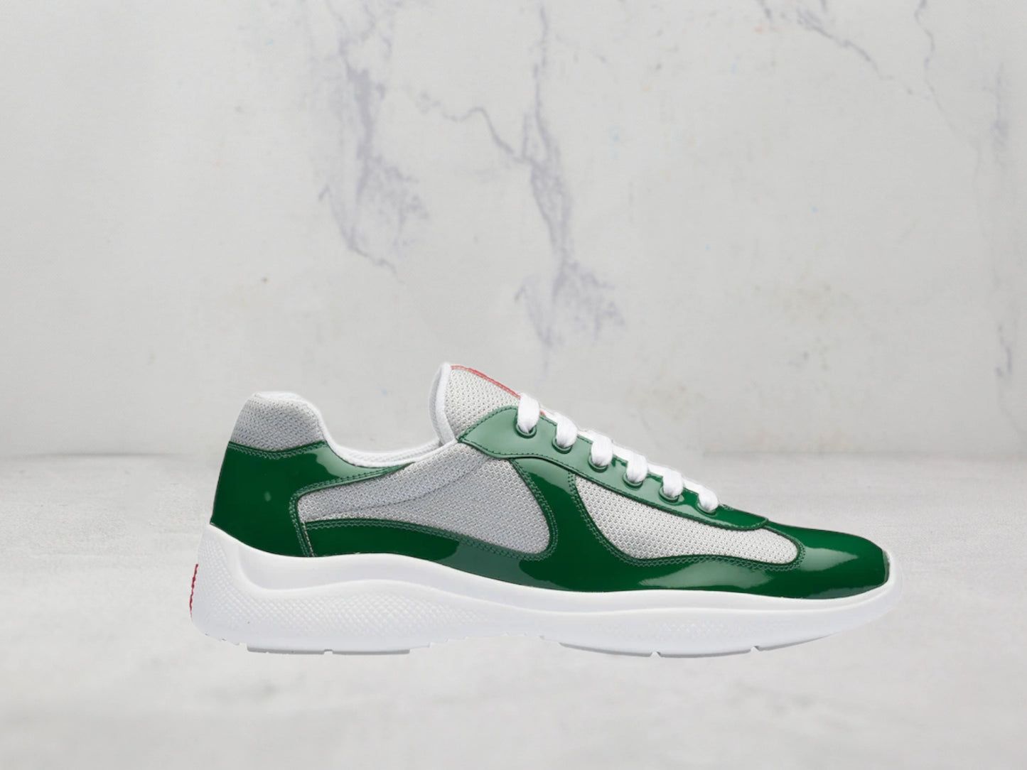 Prada Baskets America&rsquo;s Cup - Vert