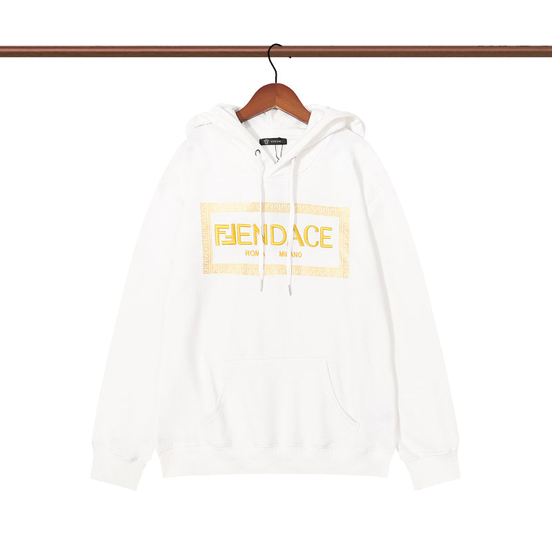 Pull à capuche Versace - Blanc