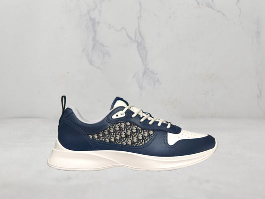 Sneaker Dior B25 - Blanc / Bleu Marine
