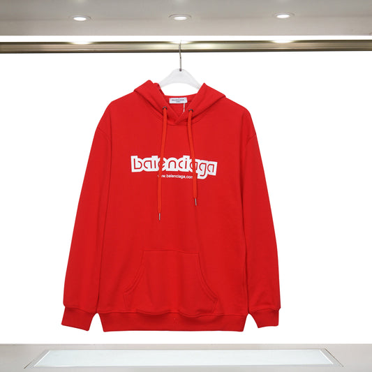 Pull à capuche Balenciaga - Rouge