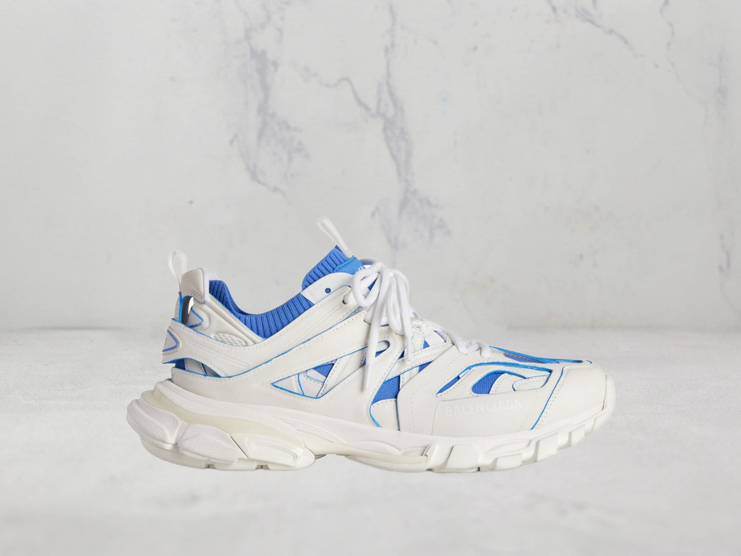 Balenciaga Track Sock - Bleu