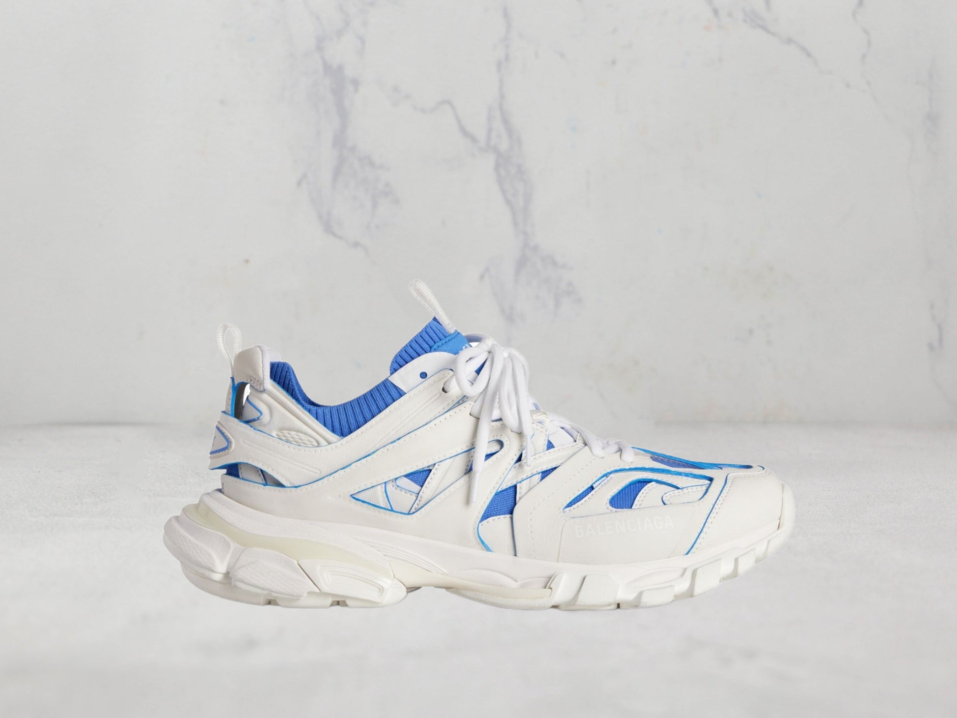 Balenciaga Track Sock - Bleu