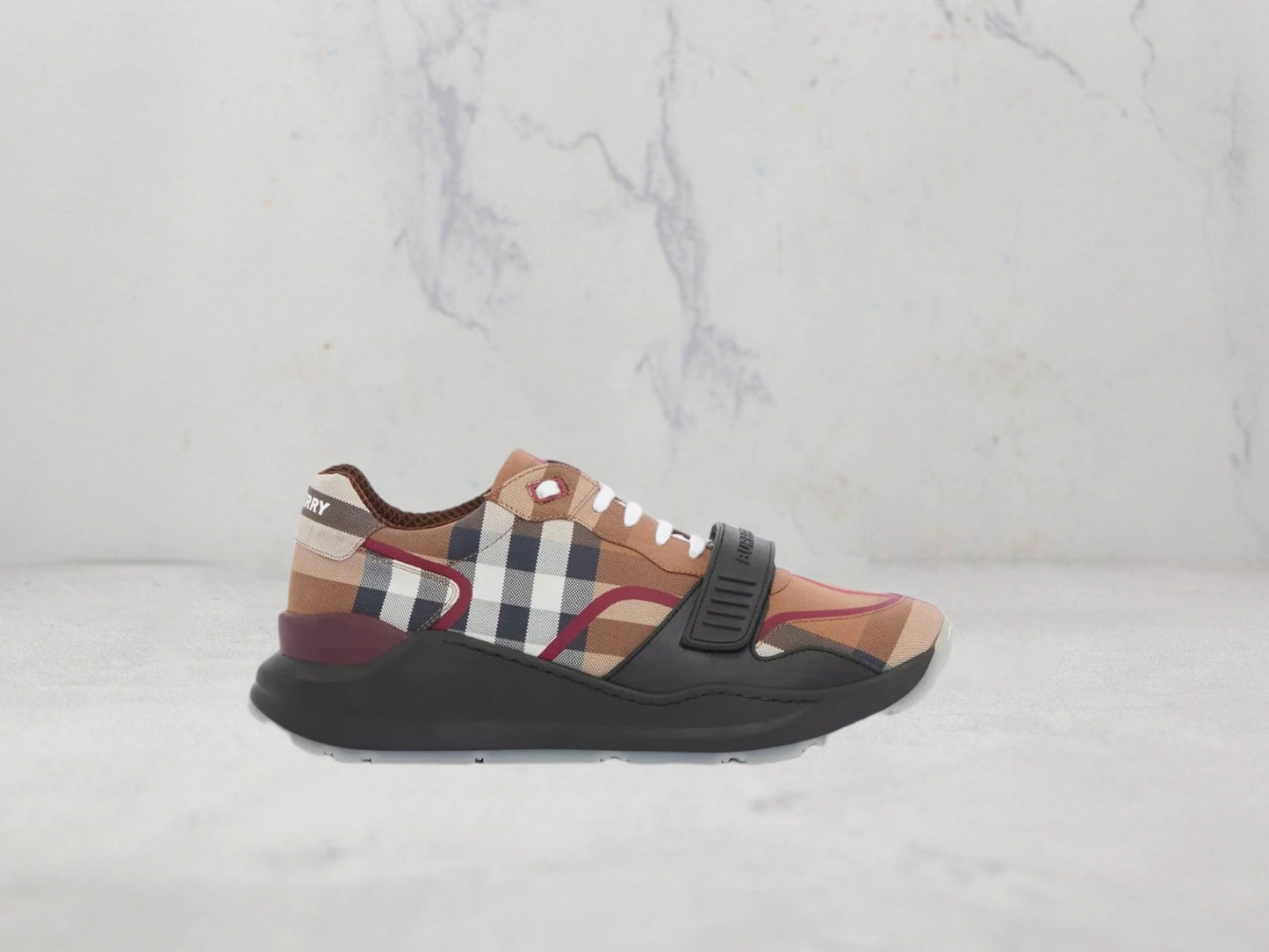 Sneaker Burberry Vintage check - Bordeaux