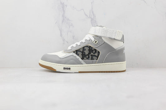 Sneaker Dior B27 Haute - Blanc / Gris