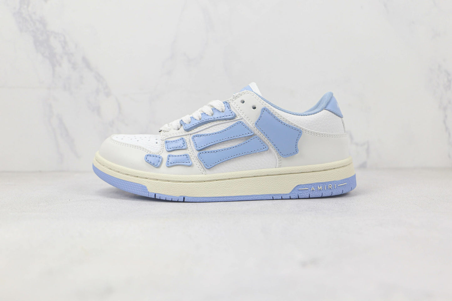 Amiri Skel Top Low - Bleu clair
