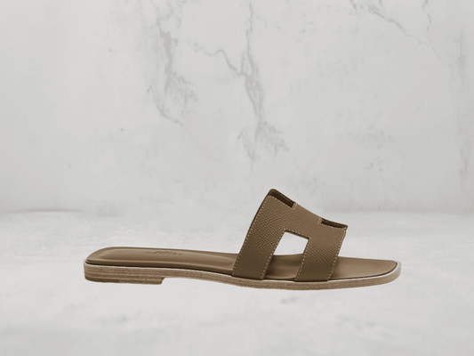 Sandales Oran Bicolore Hermes - Bleu