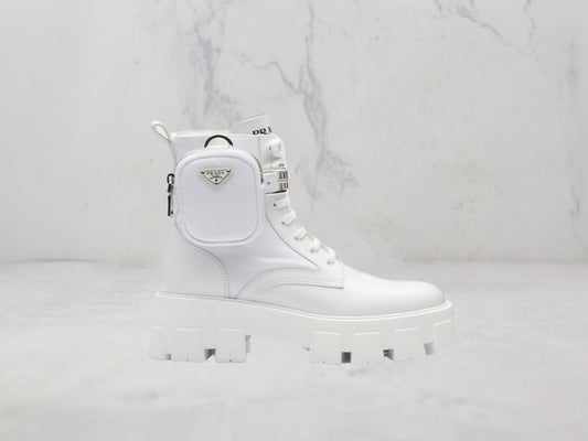 Bottes Prada Monolith - Blanc