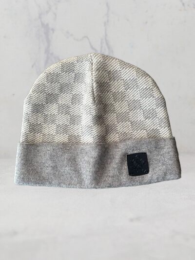 Bonnet Louis Vuitton Néo Petit damier - Gris