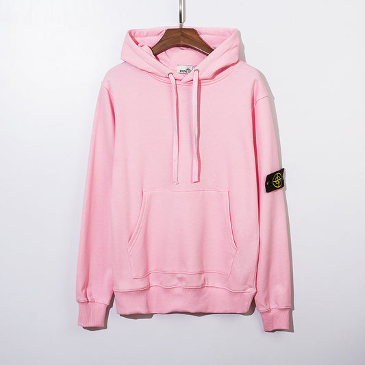 Pull à capuche Stone Island - Rose