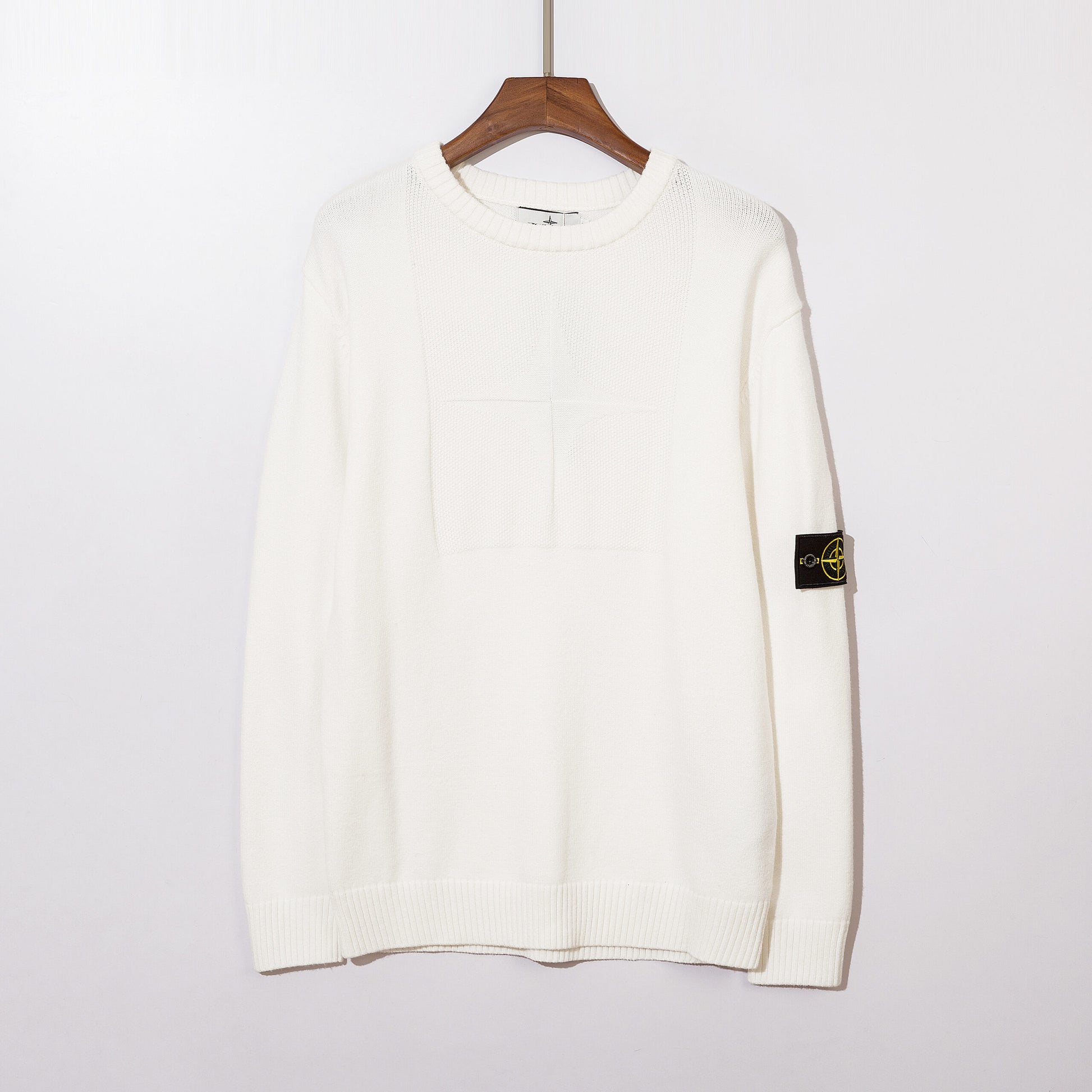 Pull Stone Island - Blanc
