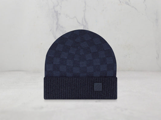 Bonnet Louis Vuitton Néo Petit damier - Bleu
